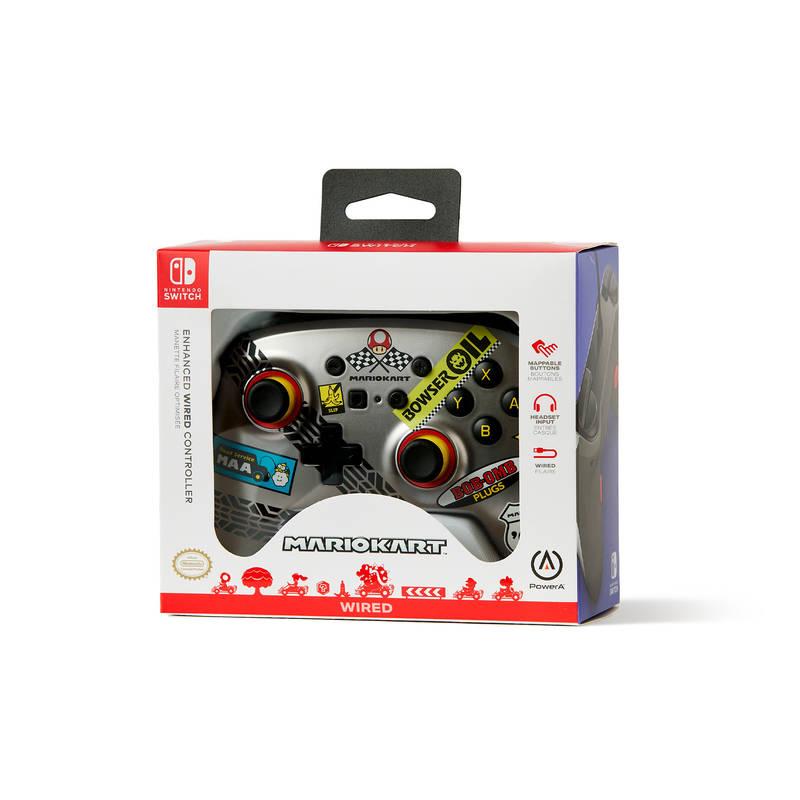 Gamepad PowerA Enhanced Wired pro Nintendo Switch - Mario Kart