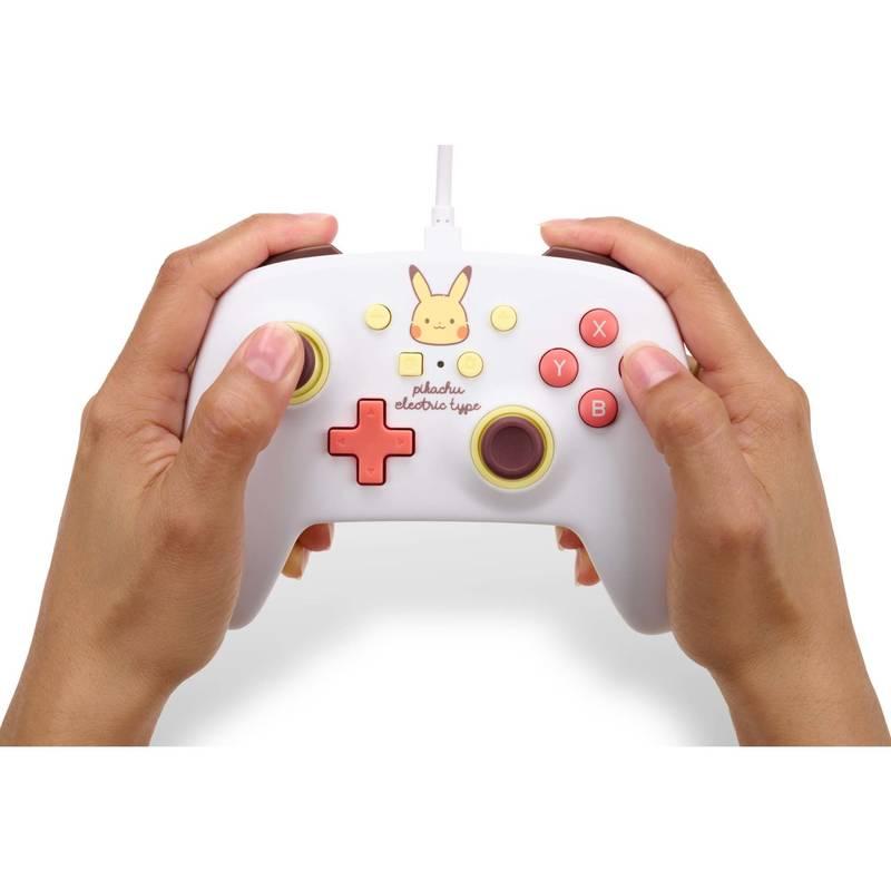 Gamepad PowerA Enhanced Wired pro Nintendo Switch - Pikachu Electric Type