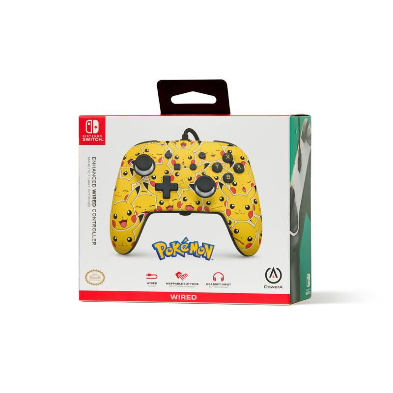 Gamepad PowerA Enhanced Wired pro Nintendo Switch – Pikachu Moods
