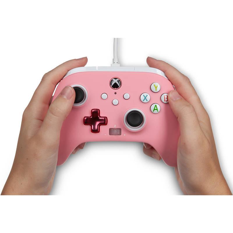 Gamepad PowerA Enhanced Wired pro Xbox Series XS růžový