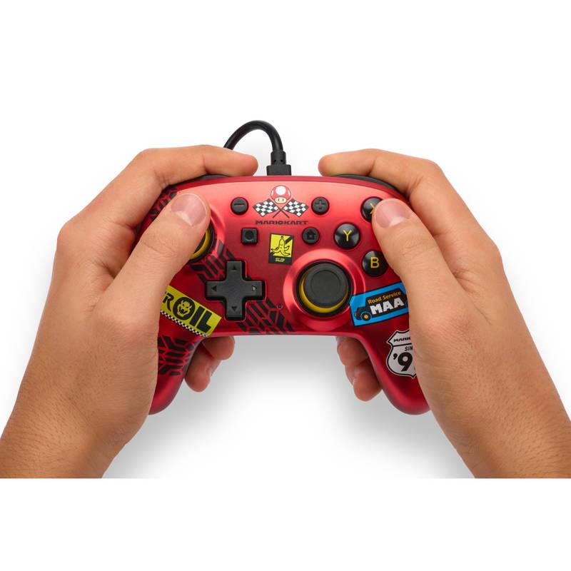 Gamepad PowerA Wired Nano pro Nintendo Switch– Mario Kart: Racer Red