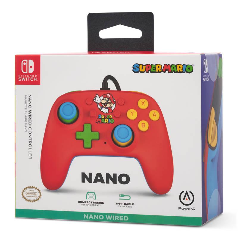 Gamepad PowerA Wired Nano pro Nintendo Switch - Mario Medley