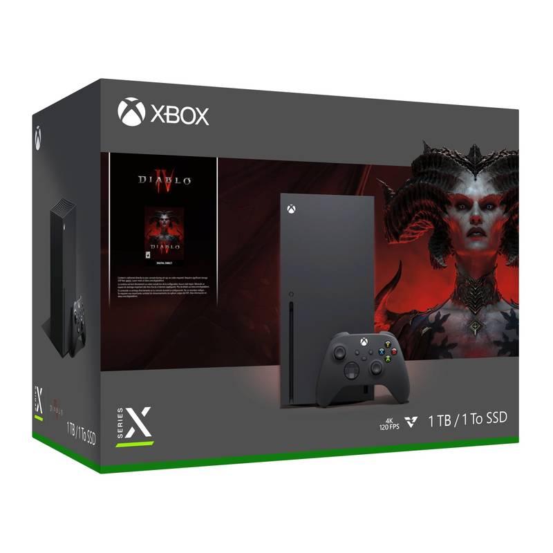 Herní konzole Microsoft Xbox Series X Diablo IV černá