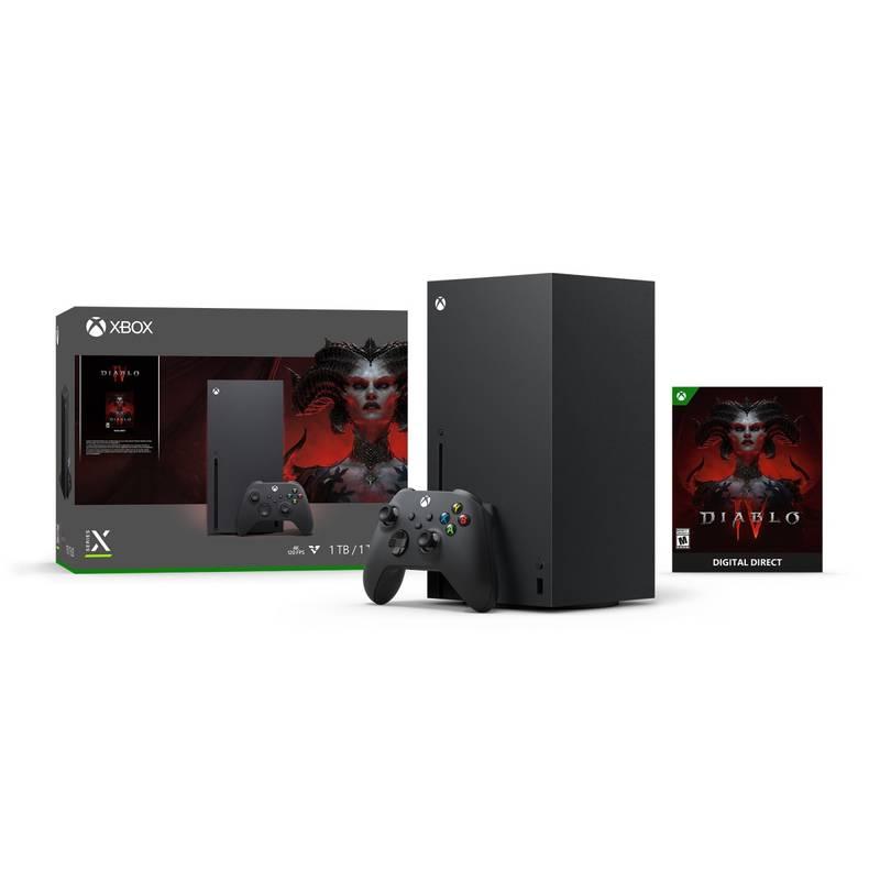 Herní konzole Microsoft Xbox Series X Diablo IV černá