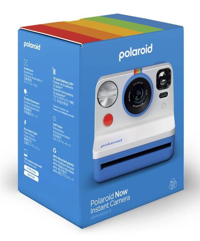Instantní fotoaparát Polaroid Now Gen. 2 modrý