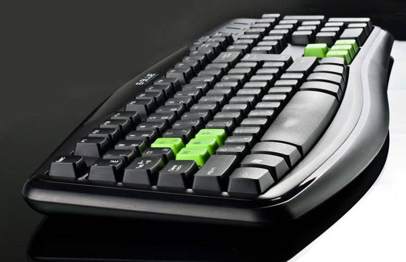 Klávesnice E-Blue Elated, US černá