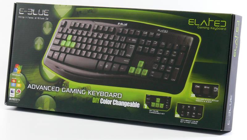 Klávesnice E-Blue Elated, US černá