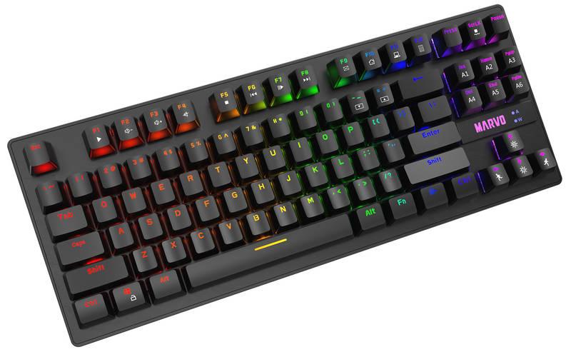 Klávesnice Marvo KG901, US černá