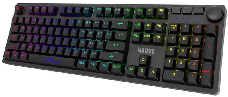 Klávesnice Marvo KG954, US černá