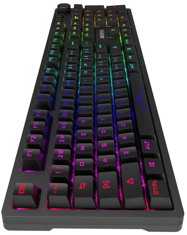 Klávesnice Marvo KG954, US černá