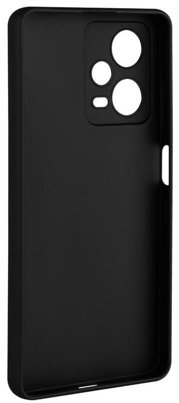 Kryt na mobil FIXED Story na Xiaomi Redmi Note 12 Pro 5G černý
