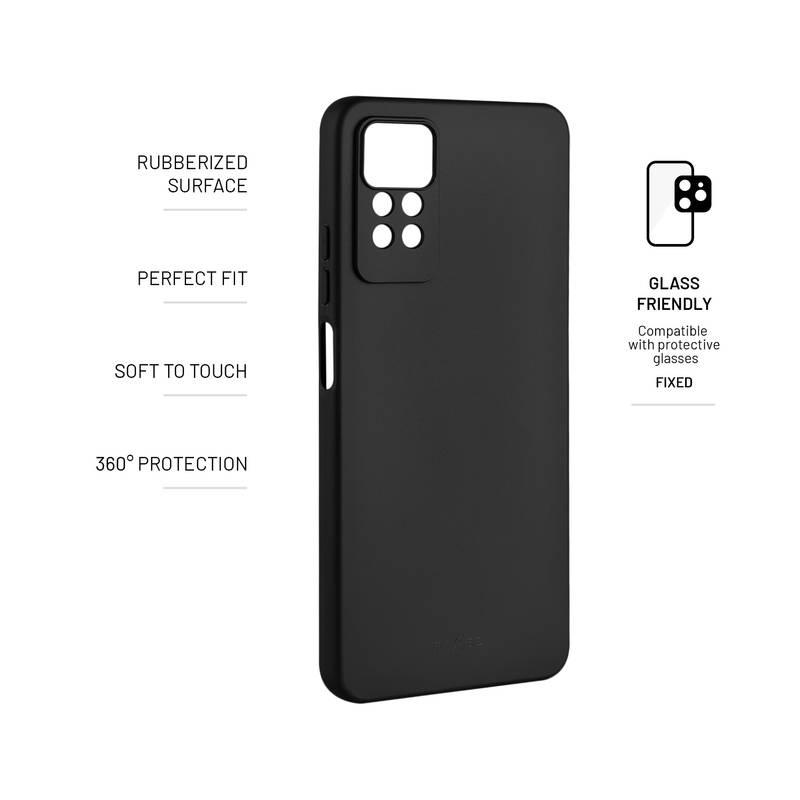 Kryt na mobil FIXED Story na Xiaomi Redmi Note 12 Pro černý