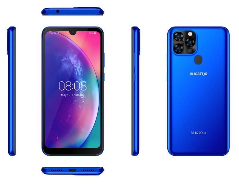 Mobilní telefon Aligator S6100 modrý