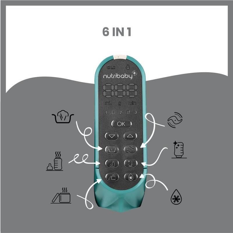 Multifunkční přístroj Babymoov Nutribaby Opal Green