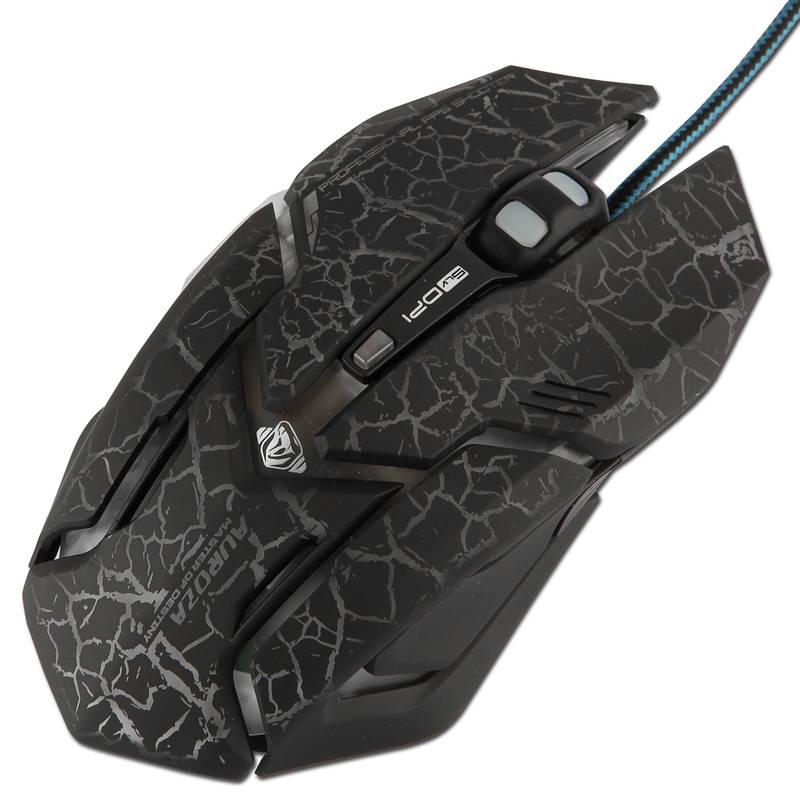 Myš E-Blue Auroza Gaming černá