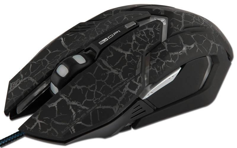 Myš E-Blue Auroza Gaming černá