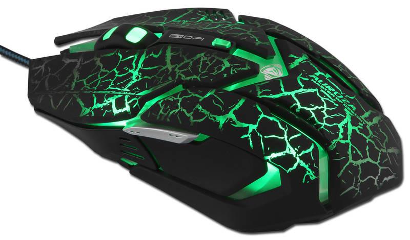 Myš E-Blue Auroza Gaming černá