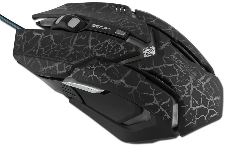 Myš E-Blue Auroza Gaming e-box černá