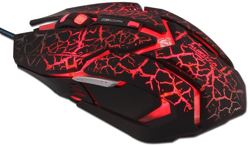 Myš E-Blue Auroza Gaming e-box černá