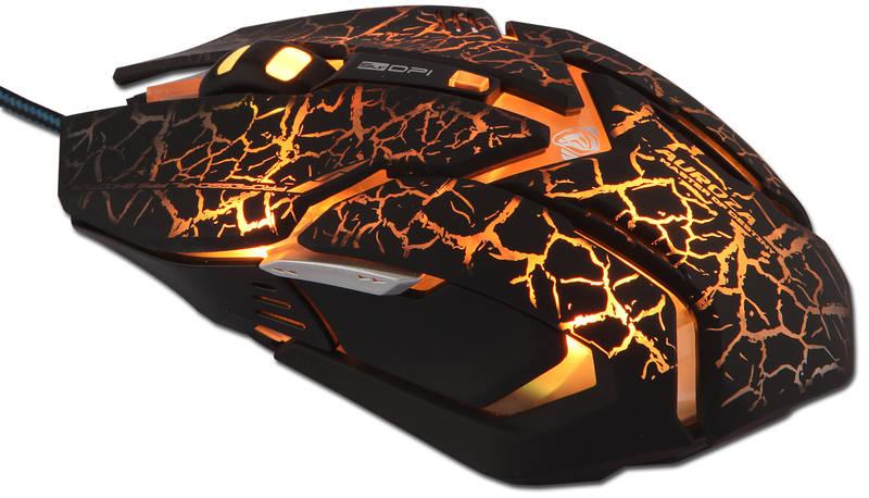 Myš E-Blue Auroza Gaming e-box černá