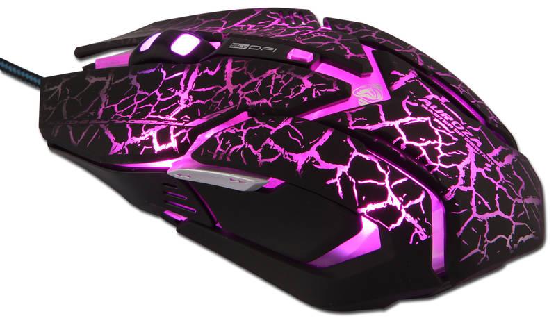 Myš E-Blue Auroza Gaming e-box černá