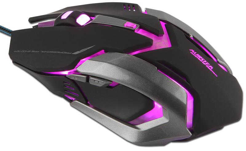 Myš E-Blue Auroza Gaming e-box černá šedá