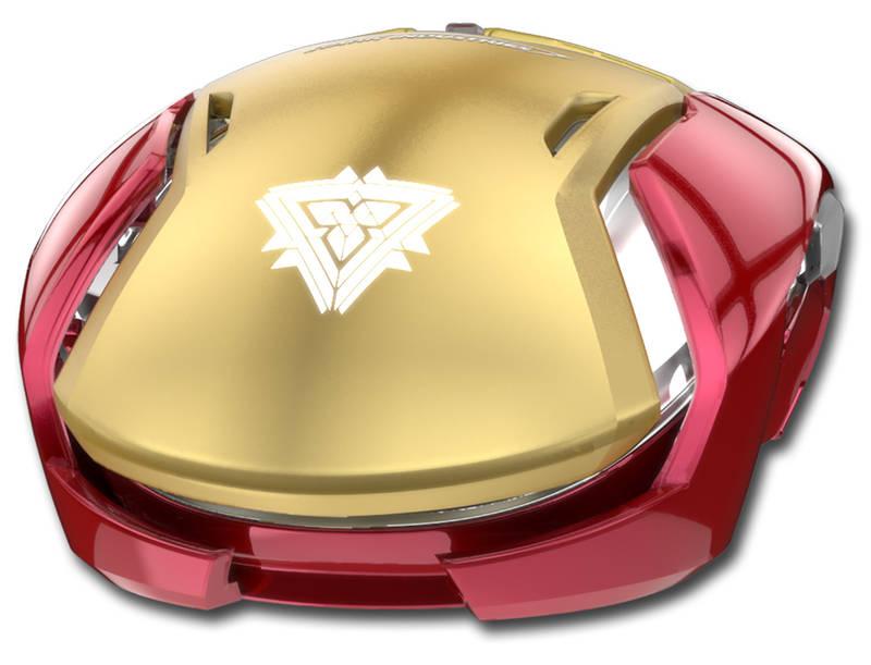 Myš E-Blue IRON MAN ARMOR zlatá