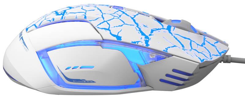 Myš E-Blue Mazer Pro e-box bílá modrá