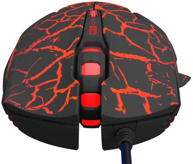 Myš E-Blue Mazer Pro e-box černá červená