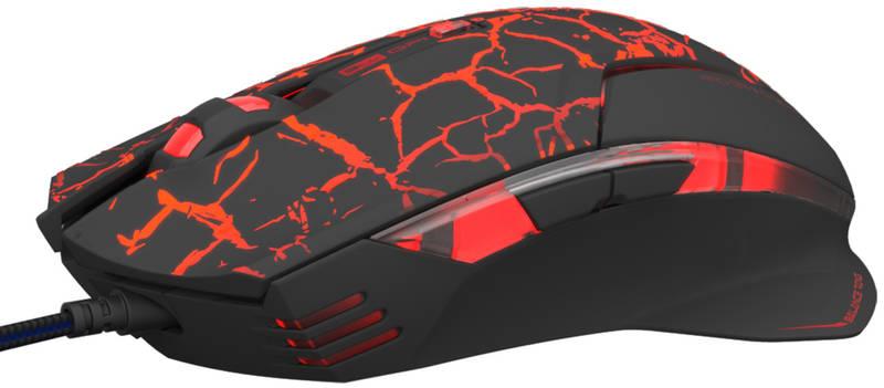 Myš E-Blue Mazer Pro e-box černá červená