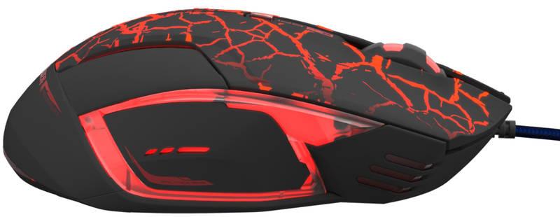 Myš E-Blue Mazer Pro e-box černá červená