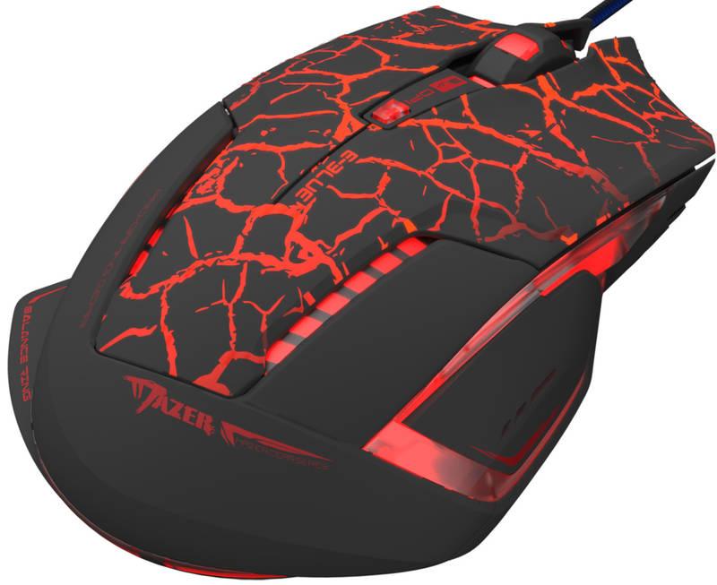 Myš E-Blue Mazer Pro e-box černá červená