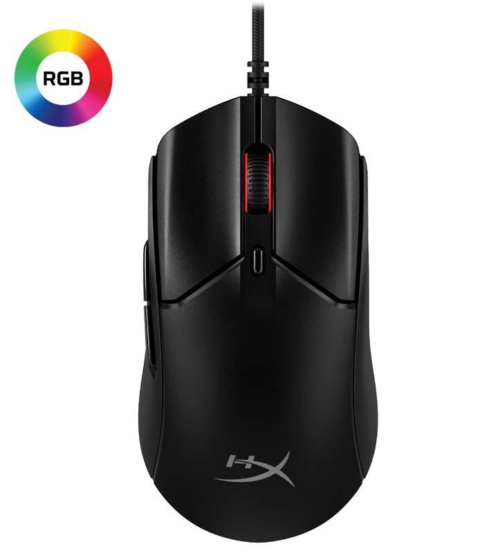 Myš HyperX Pulsefire Haste 2 černá