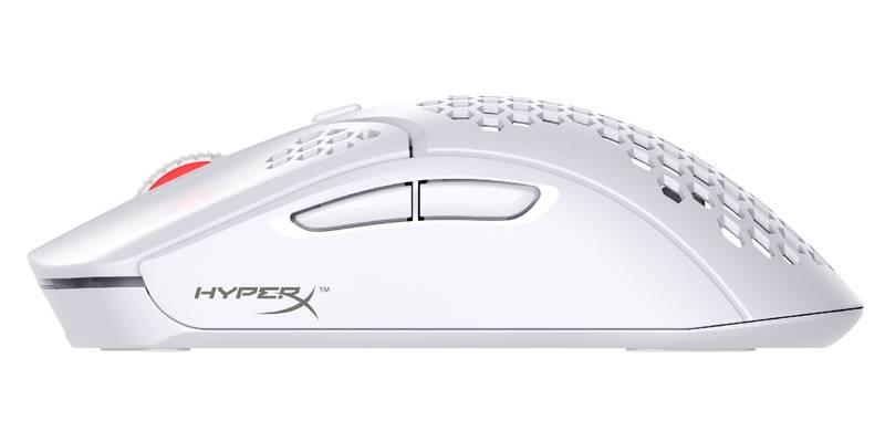 Myš HyperX Pulsefire Haste 2 Wireless bílá
