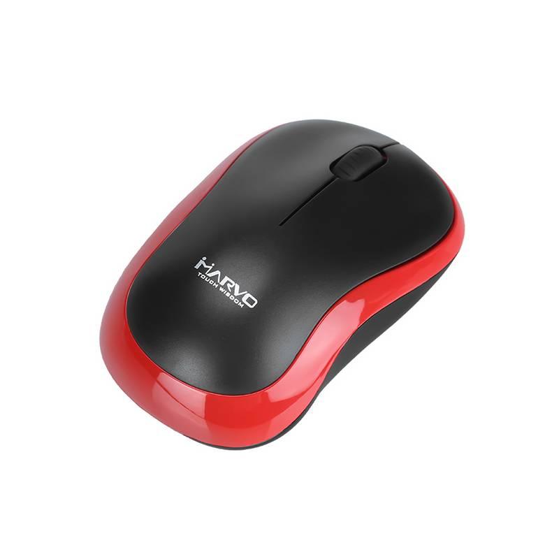 Myš Marvo DWM100RD černá červená