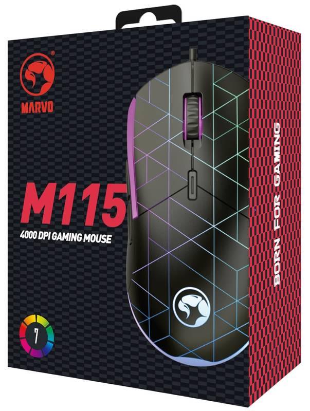 Myš Marvo M115 černá