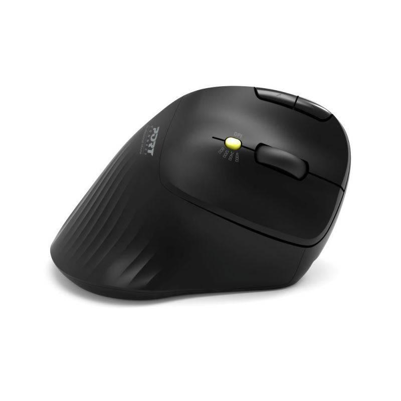 Myš PORT CONNECT ERGONOMIC TRACKBALL černá