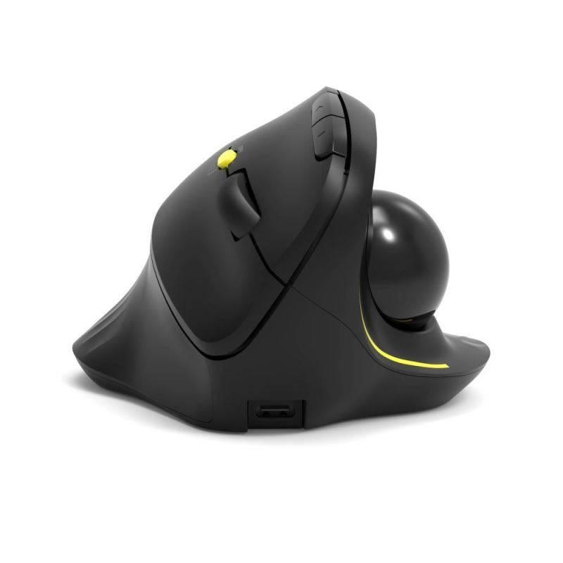 Myš PORT CONNECT ERGONOMIC TRACKBALL černá