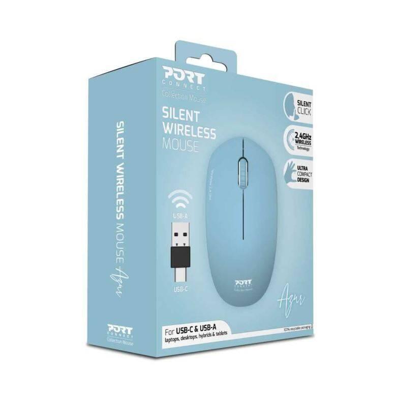 Myš PORT CONNECT Wireless COLLECTION tyrkysová