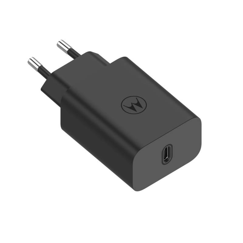 Nabíječka do sítě Motorola TurboPower 30W, 1x USB-C USB-C kabel 1m černá