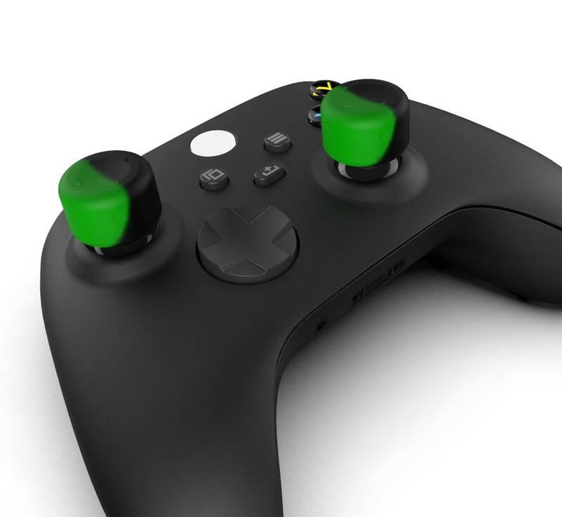 Opěrky pro palce iPega XBX002 pro gamepad Xbox 360 černé zelené