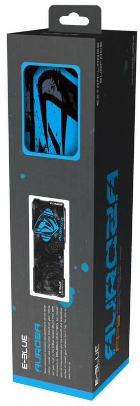 Podložka pod myš E-Blue Auroza XL, 80 × 30 cm černá modrá