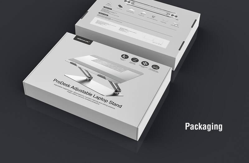 Podstavec pro notebooky Nillkin ProDesk Adjustable šedý