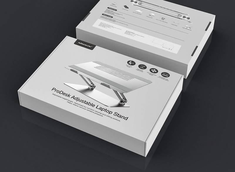 Podstavec pro notebooky Nillkin ProDesk Adjustable stříbrný