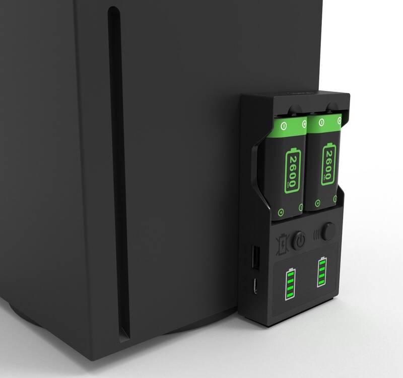 Příslušenství iPega XBX010 nabíječka baterií ovladače pro Xbox X S černá