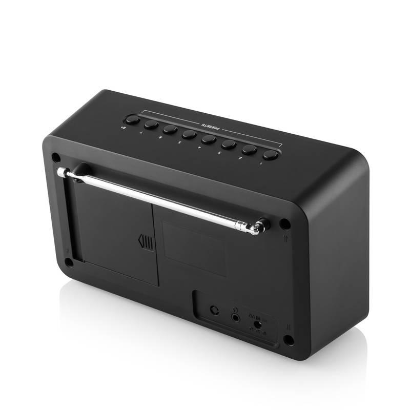 Radiopřijímač s DAB JVC RA-E611B-DAB černý