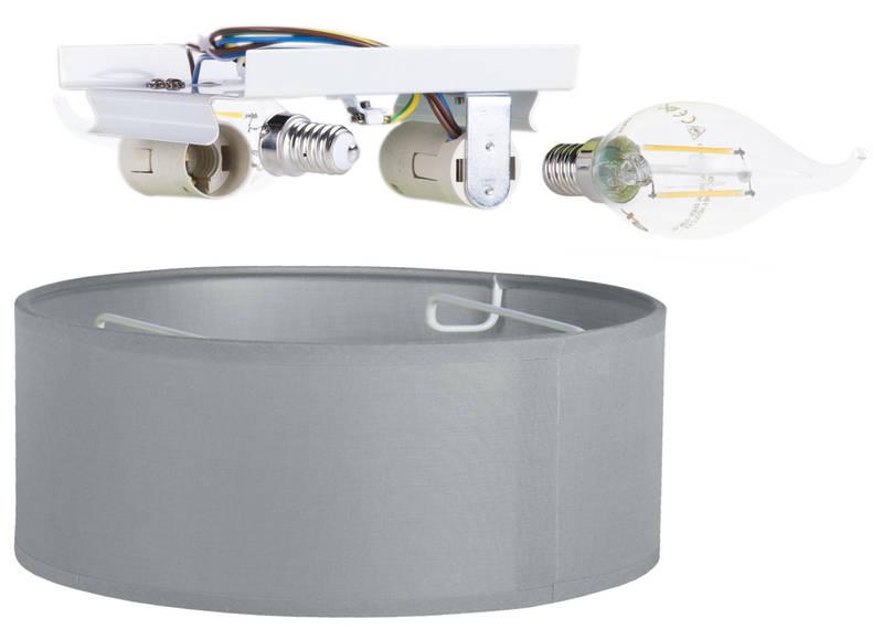 Stropní svítidlo Smartwares 30 cm šedé