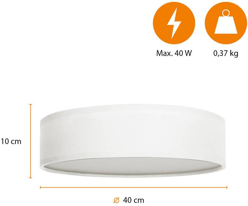 Stropní svítidlo Smartwares 40 cm bílé