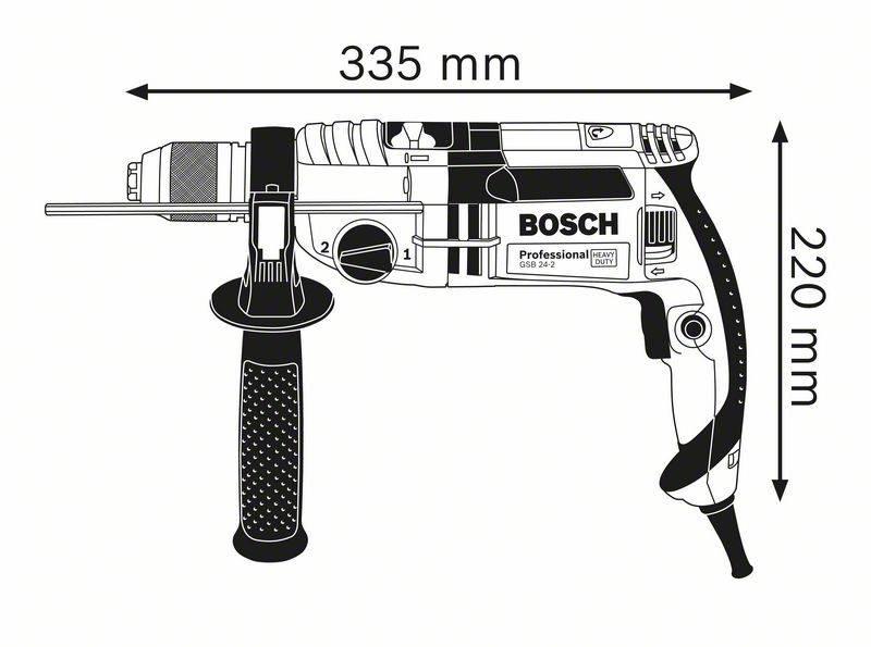 Vrtačka Bosch GSB 24-2