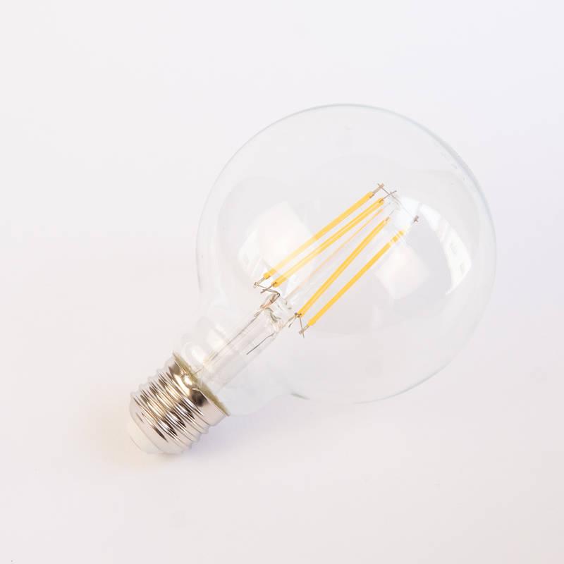 Žárovka LED Tesla filament GLOBE, E27, 9W, teplá bílá